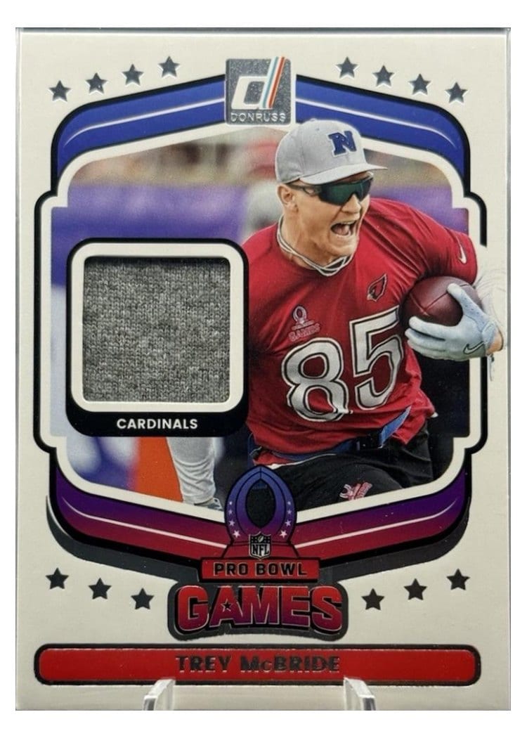 2025 Donruss Pro Bowl Materials Trey McBride #8 card