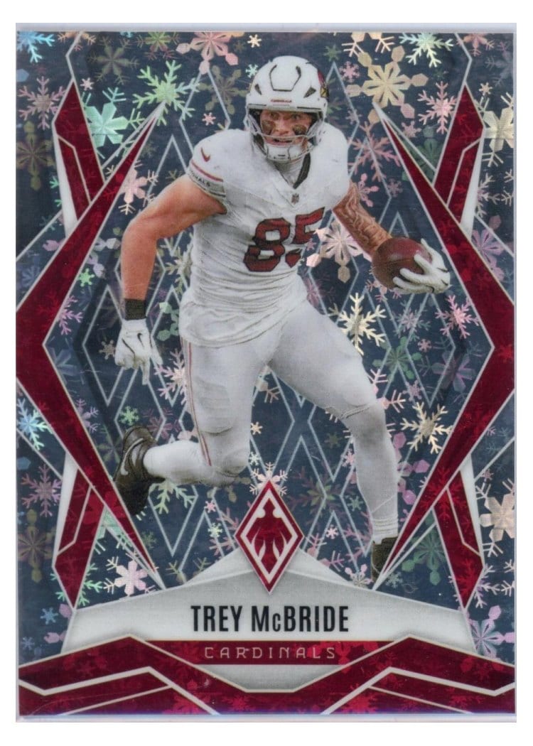 2025 Panini Phoenix Base Set Trey McBride Silver Winter #80 card