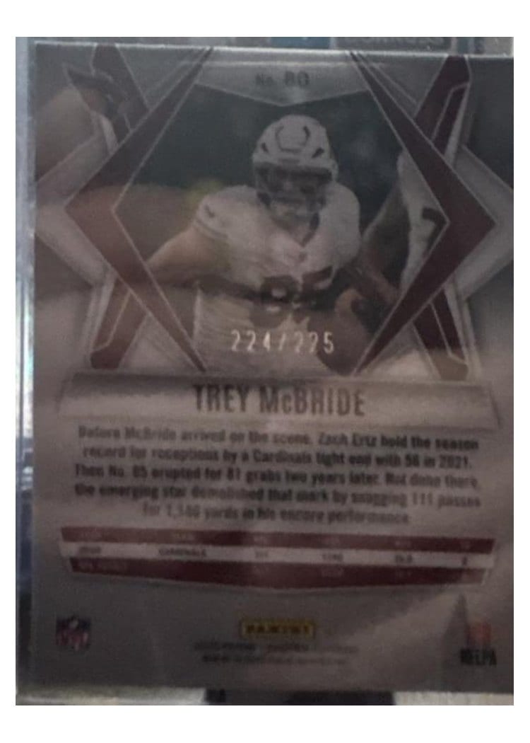 2025 Panini Phoenix Base Set Trey McBride Lime Green Lava #80 card