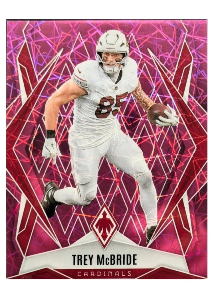 2025 Panini Phoenix Base Set Trey McBride Pink Lazer #80 card