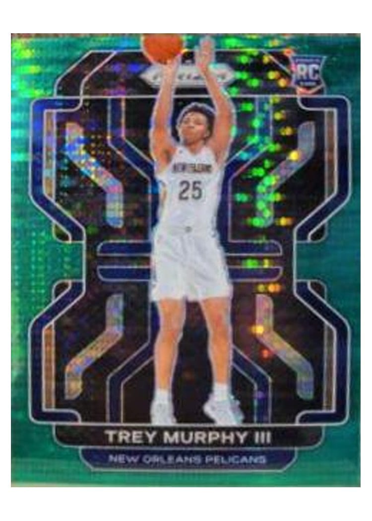 2021-22 Panini Prizm Base Set Trey Murphy III Green Pulsar Prizm #288 card