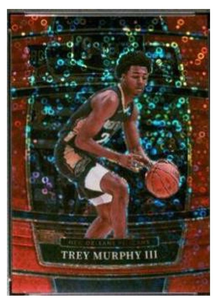 2021-22 Panini Select Base Set Trey Murphy III Red Disco Prizm #46 card