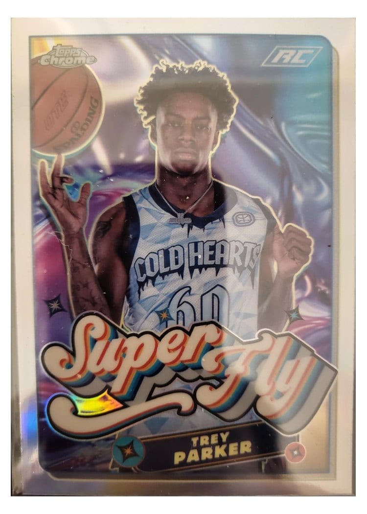 2022-23 Topps Chrome Overtime Elite SuperFly Trey Parker #SF-4 card