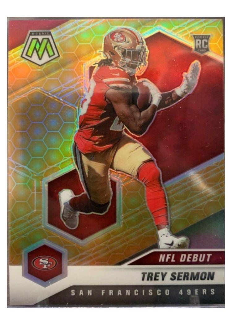 2021 Panini Mosaic Base Set Trey Sermon #255 card