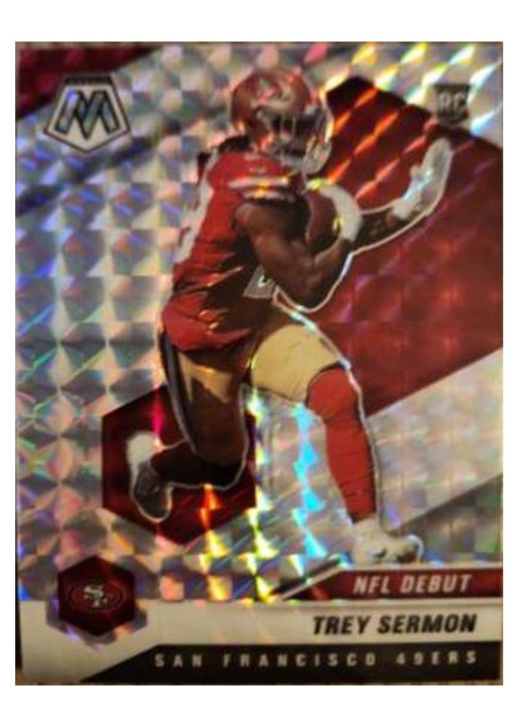 2021 Panini Mosaic Base Set Trey Sermon #255 card
