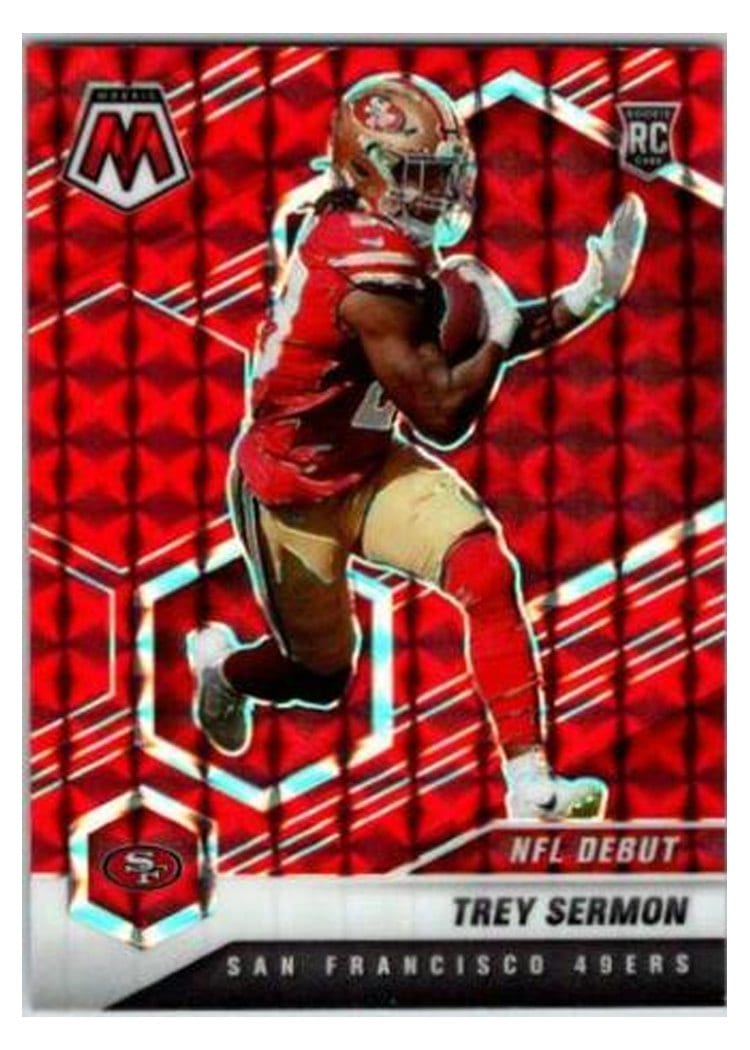 2021 Panini Mosaic Base Set Trey Sermon #255 card