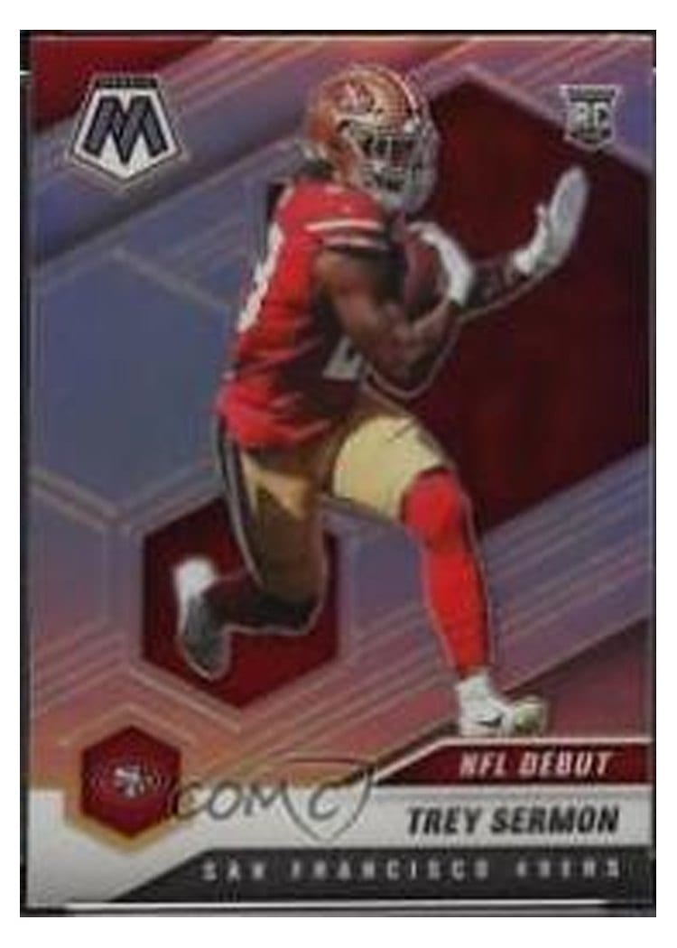 2021 Panini Mosaic Base Set Trey Sermon #255 card