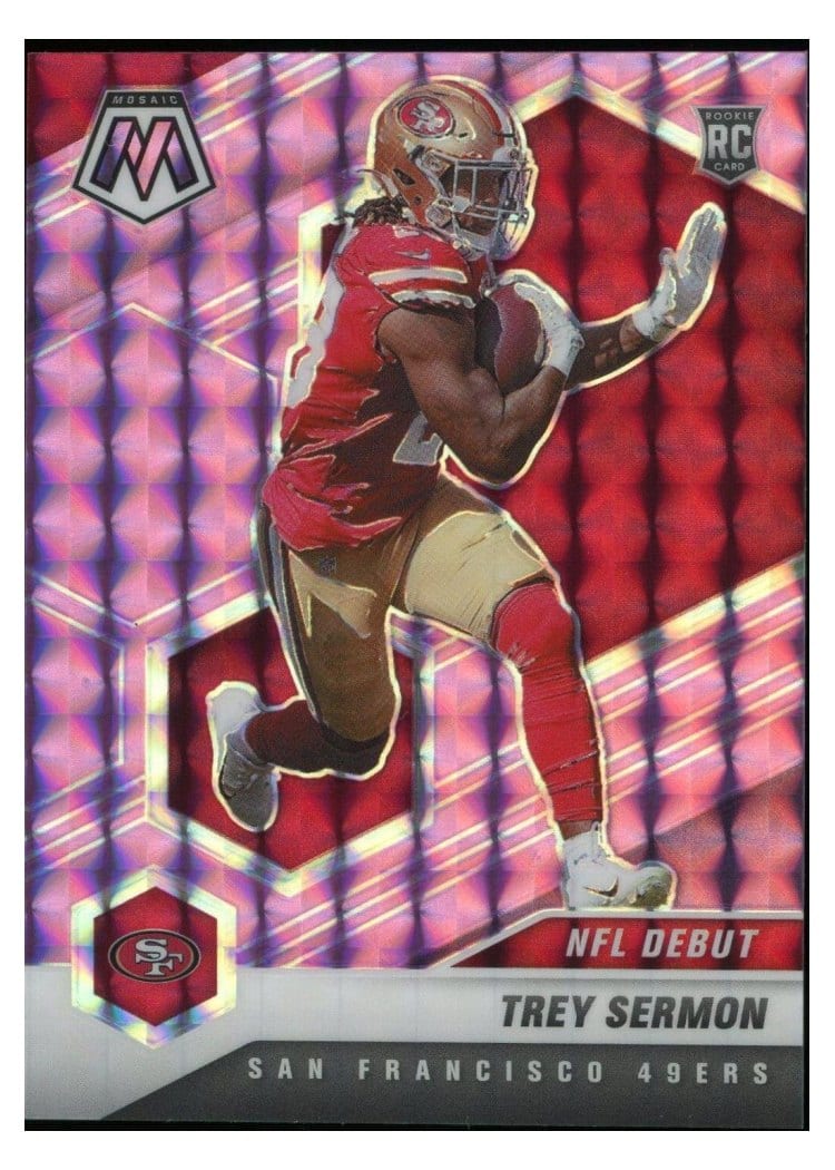 2021 Panini Mosaic Base Set Trey Sermon #255 card
