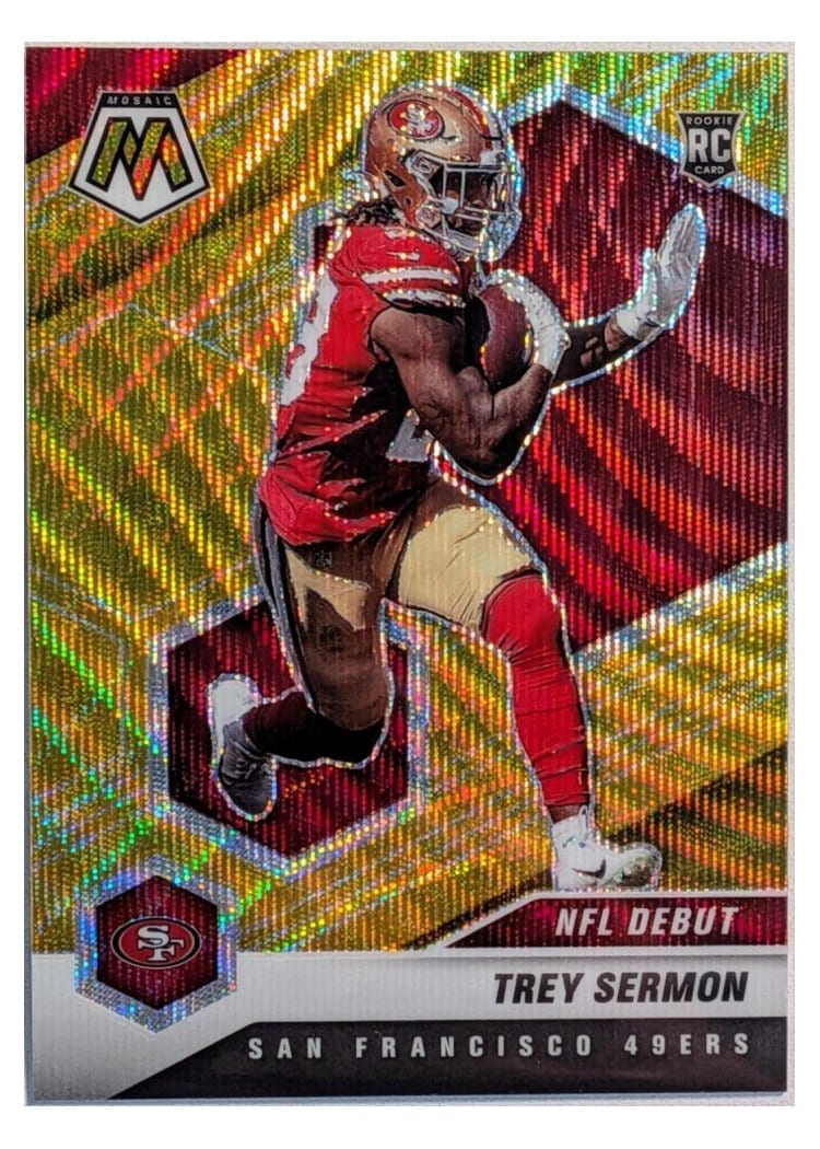 2021 Panini Mosaic Base Set Trey Sermon #255 card