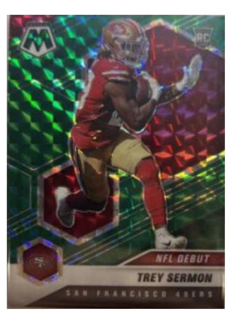 2021 Panini Mosaic Base Set Trey Sermon #255 card