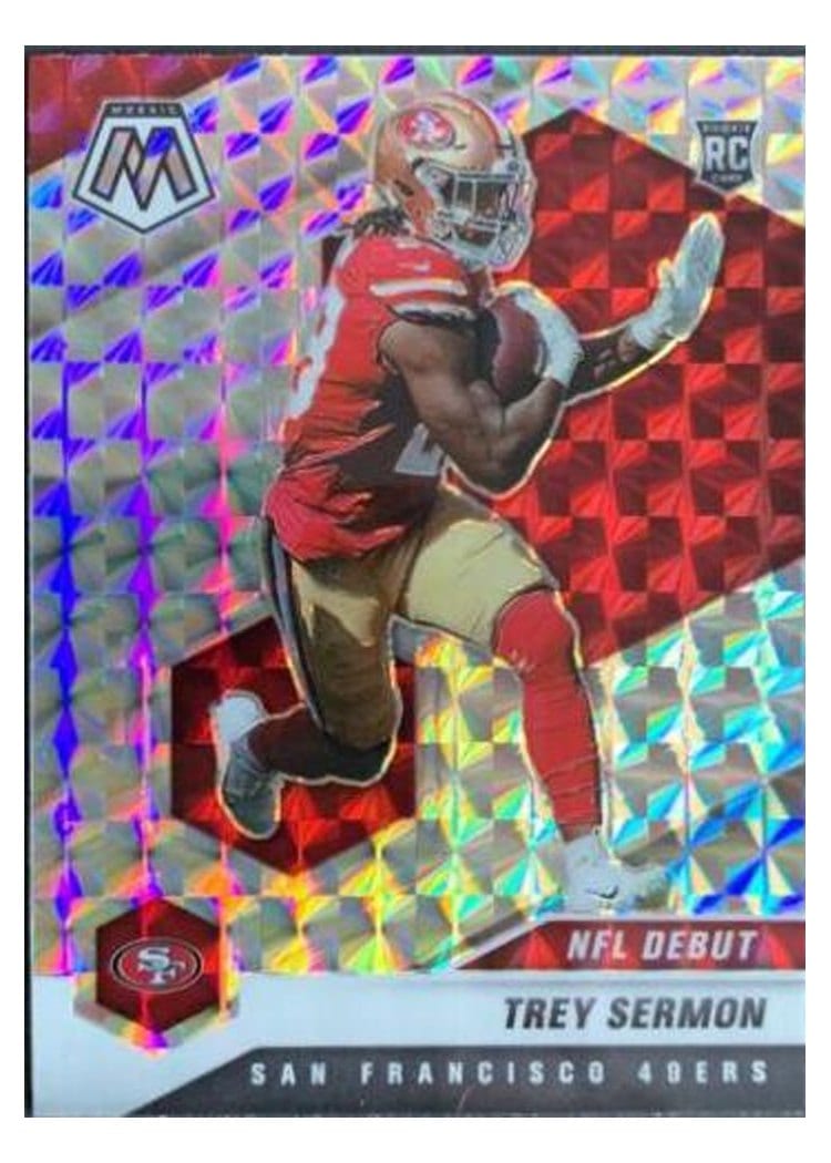 2021 Panini Mosaic Base Set Trey Sermon #255 card