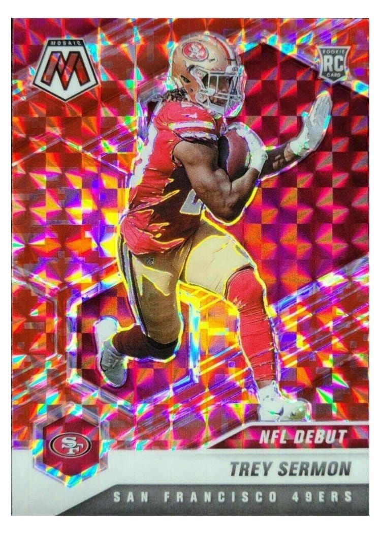 2021 Panini Mosaic Base Set Trey Sermon #255 card