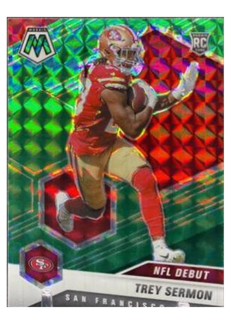 2021 Panini Mosaic Base Set Trey Sermon #255 card