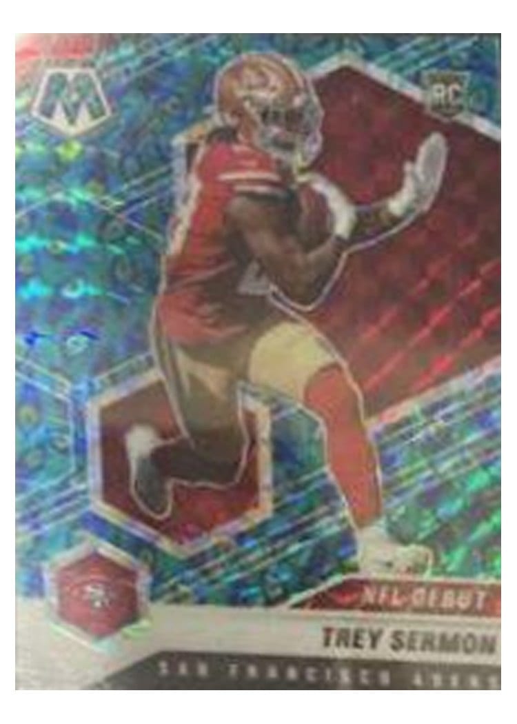 2021 Panini Mosaic Base Set Trey Sermon #255 card
