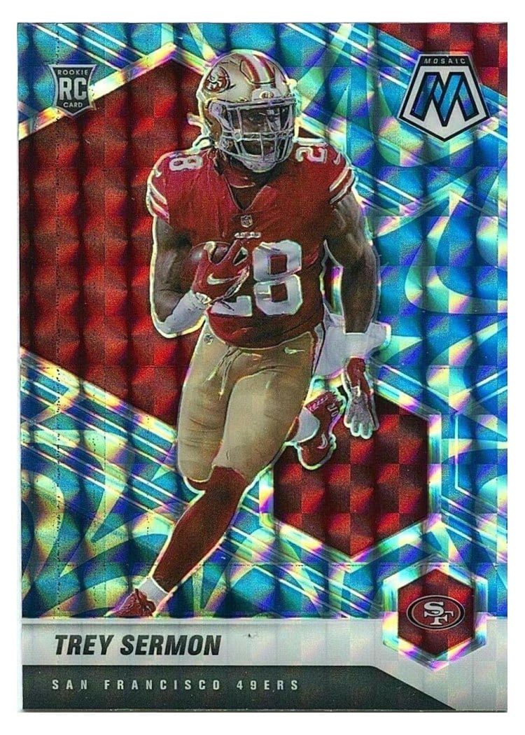 2021 Panini Mosaic Base Set Trey Sermon #324 card