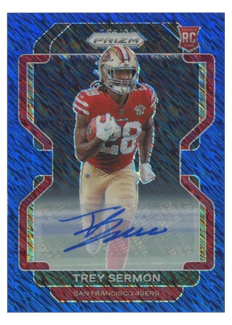 2021 Panini Prizm Base Set Trey Sermon #354 card
