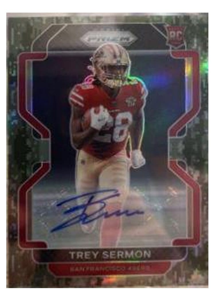 2021 Panini Prizm Base Set Trey Sermon #354 card