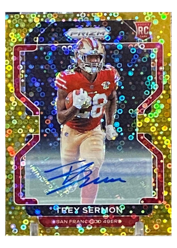 2021 Panini Prizm Base Set Trey Sermon #354 card