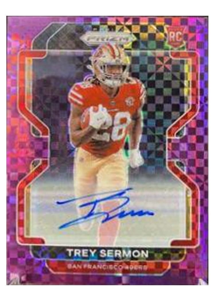 2021 Panini Prizm Base Set Trey Sermon #354 card