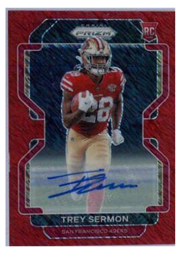 2021 Panini Prizm Base Set Trey Sermon #354 card