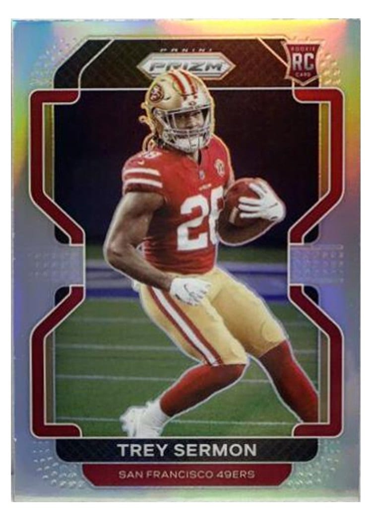 2021 Panini Prizm Base Set Trey Sermon #354 card