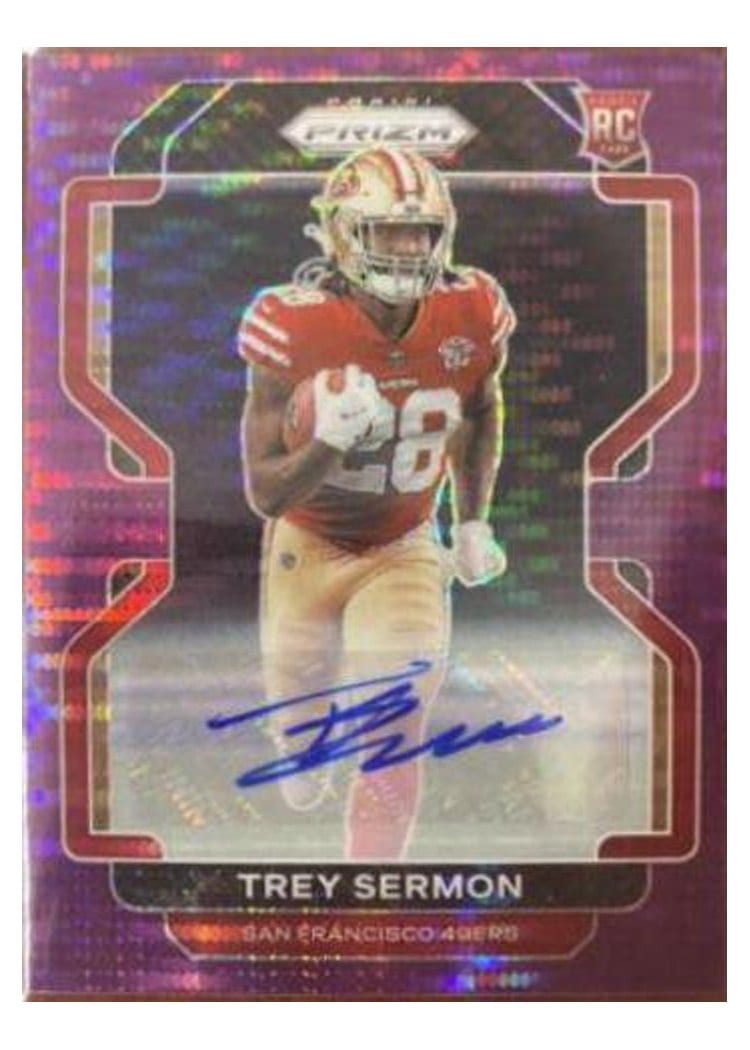 2021 Panini Prizm Base Set Trey Sermon #354 card
