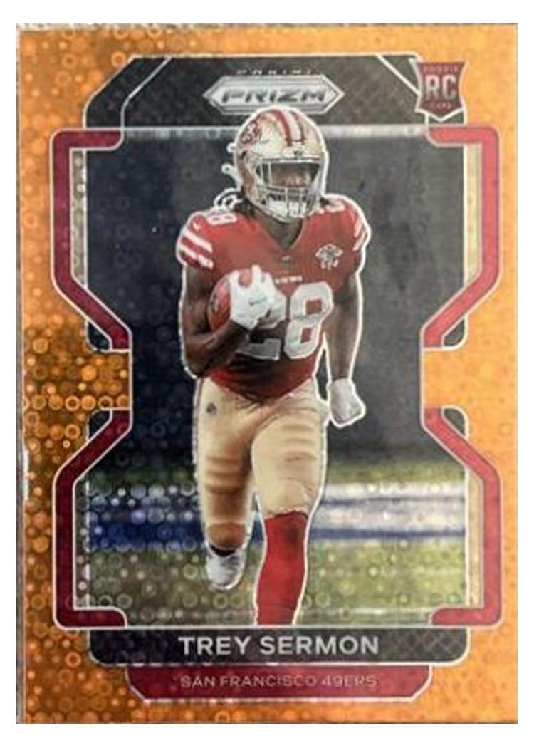 2021 Panini Prizm Base Set Trey Sermon #354 card