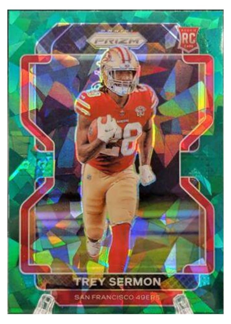 2021 Panini Prizm Base Set Trey Sermon #354 card