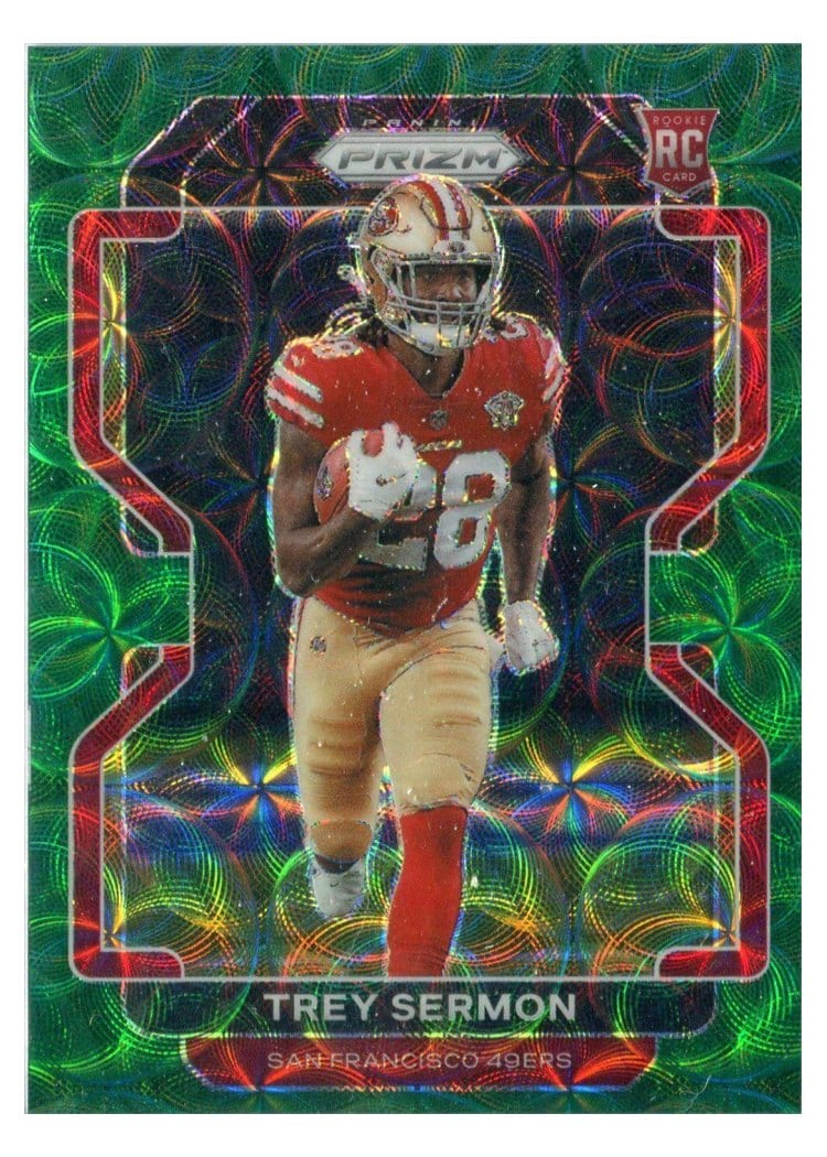 2021 Panini Prizm Base Set Trey Sermon #354 card