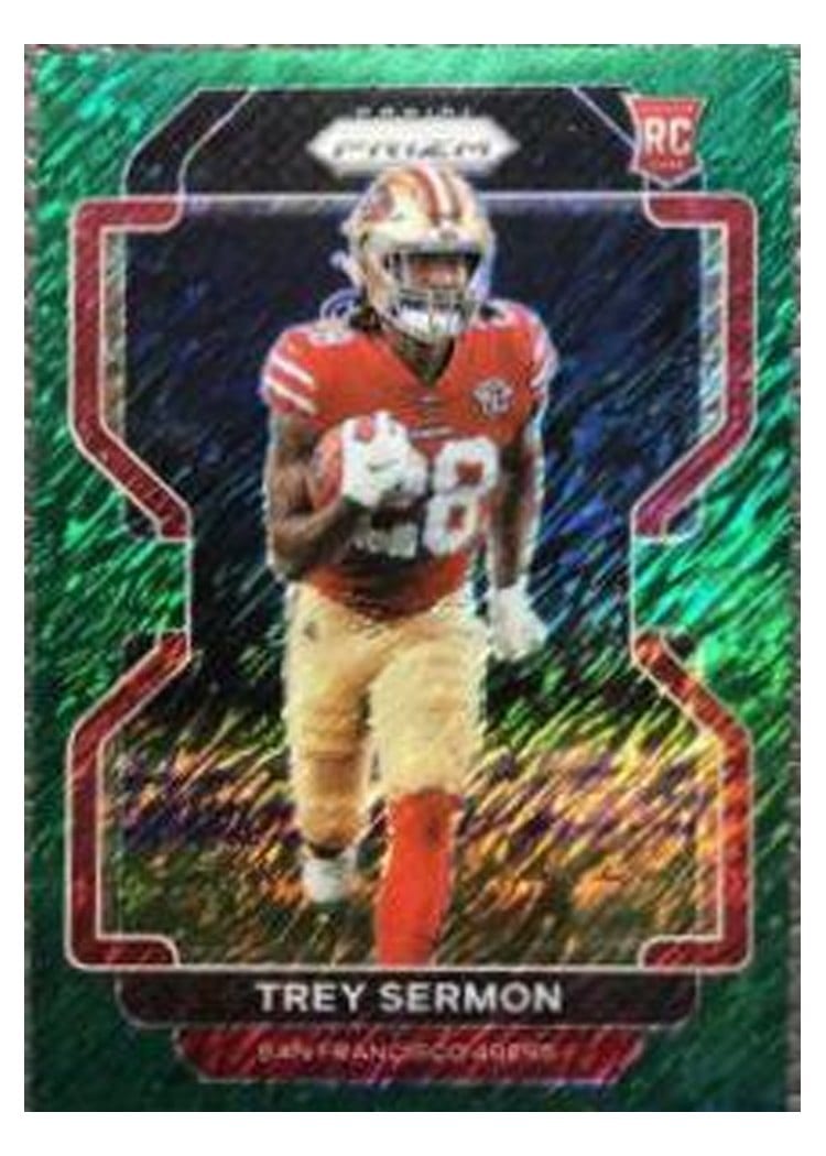 2021 Panini Prizm Base Set Trey Sermon #354 card