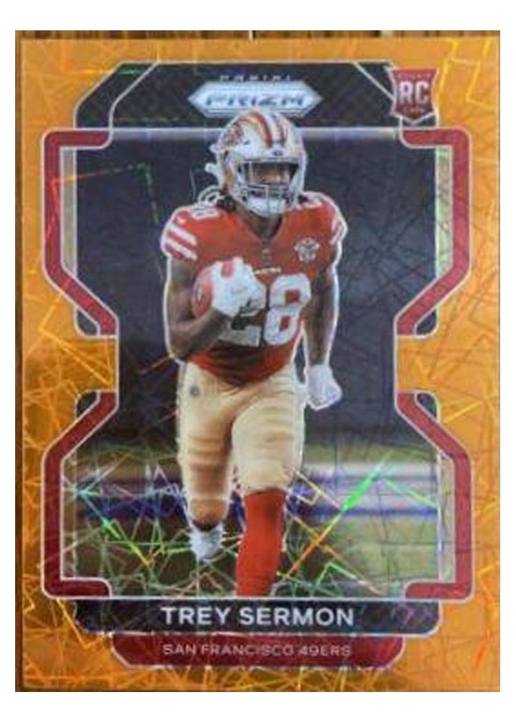 2021 Panini Prizm Base Set Trey Sermon #354 card