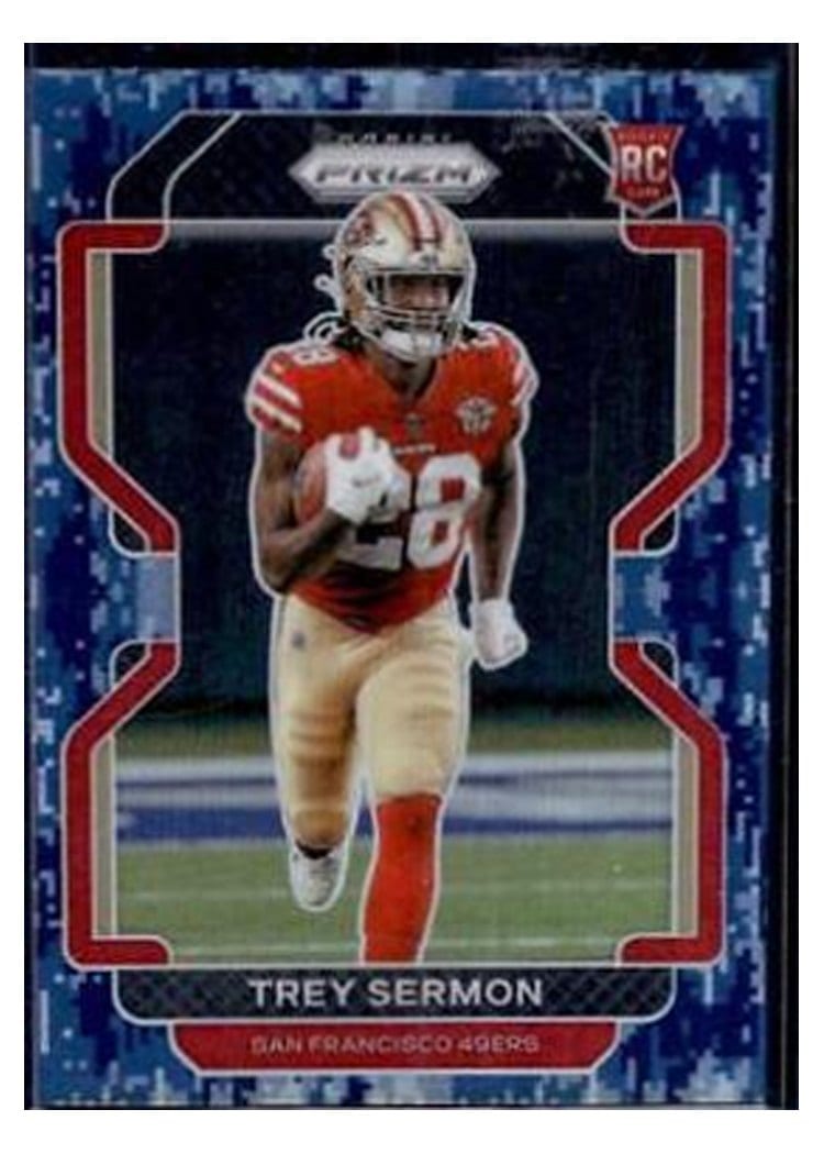 2021 Panini Prizm Base Set Trey Sermon #354 card