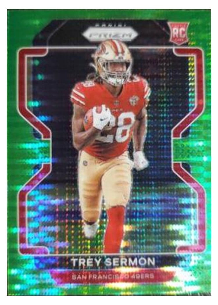 2021 Panini Prizm Base Set Trey Sermon #354 card