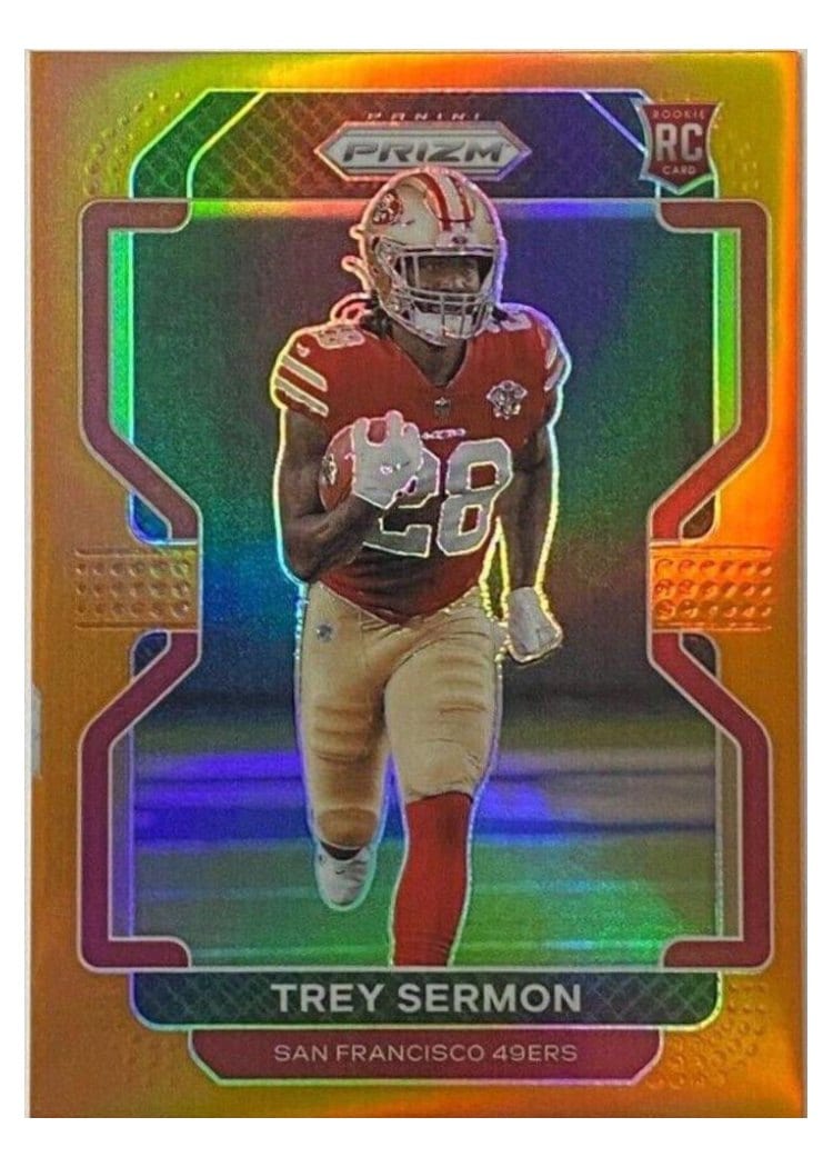 2021 Panini Prizm Base Set Trey Sermon #354 card