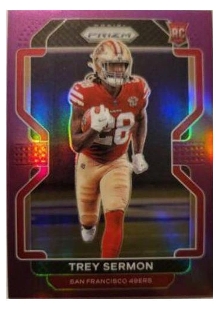 2021 Panini Prizm Base Set Trey Sermon #354 card