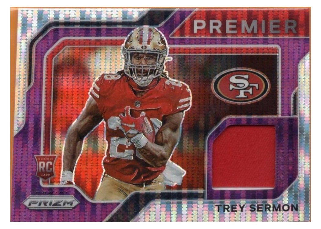 2021 Panini Prizm Base Set Trey Sermon #354 card