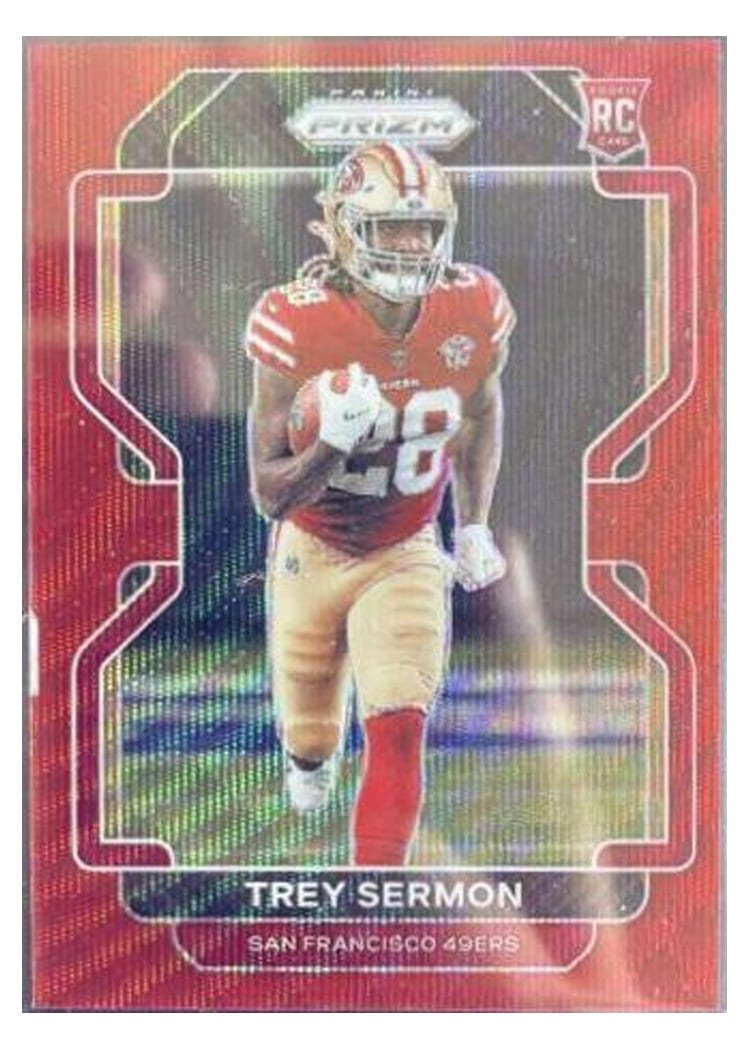 2021 Panini Prizm Base Set Trey Sermon #354 card