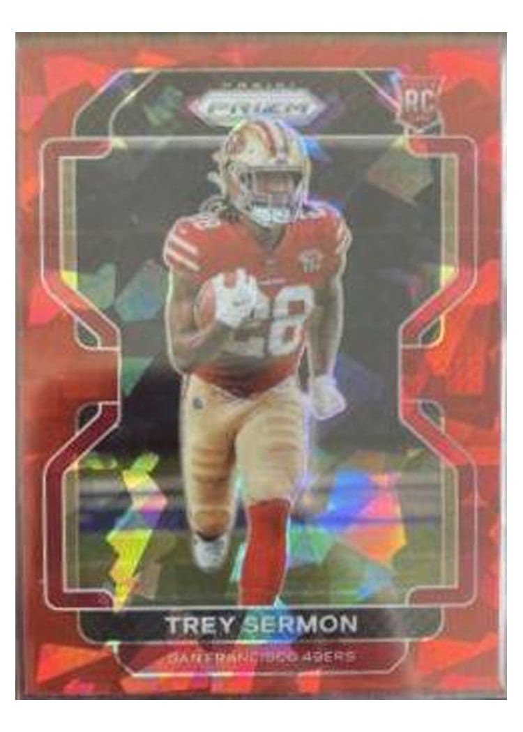 2021 Panini Prizm Base Set Trey Sermon #354 card