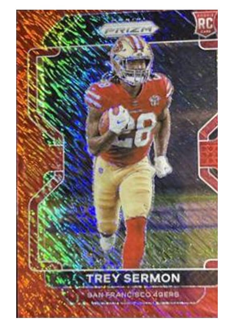 2021 Panini Prizm Base Set Trey Sermon #354 card