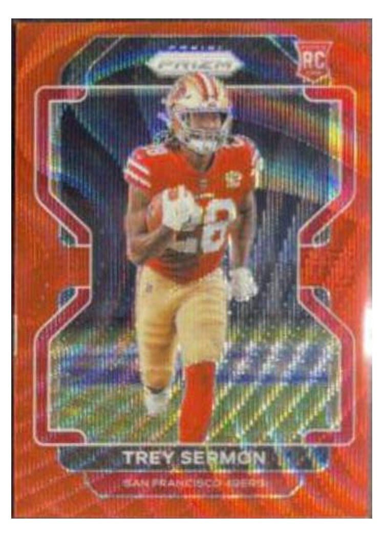 2021 Panini Prizm Base Set Trey Sermon #354 card