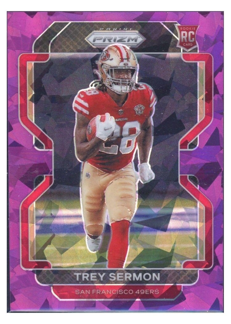 2021 Panini Prizm Base Set Trey Sermon #354 card