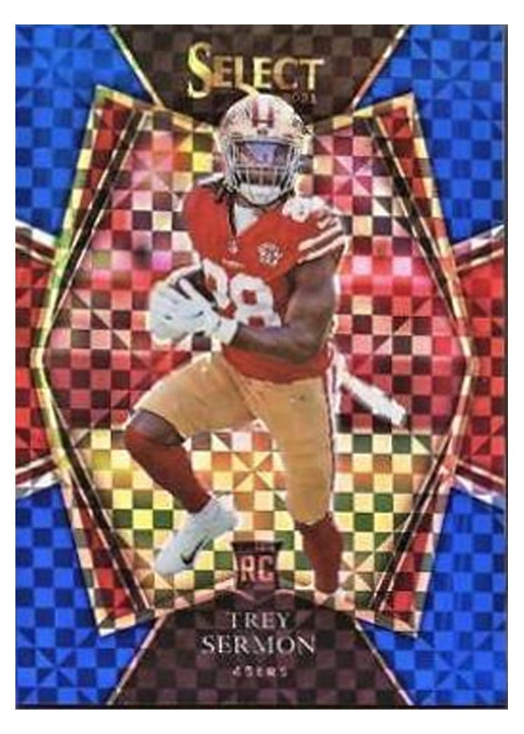 2021 Panini Select Base Set Trey Sermon #168 card
