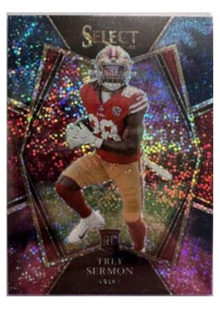 2021 Panini Select Base Set Trey Sermon #168 card
