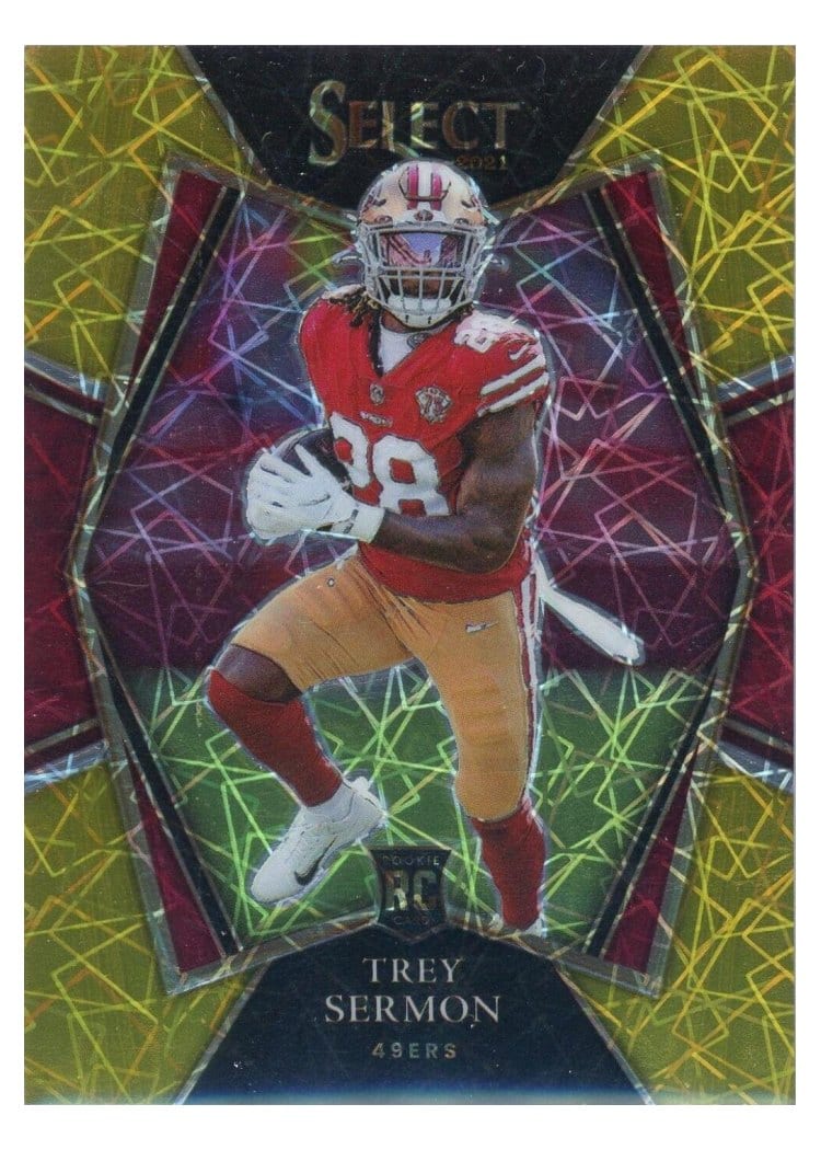 2021 Panini Select Base Set Trey Sermon #168 card