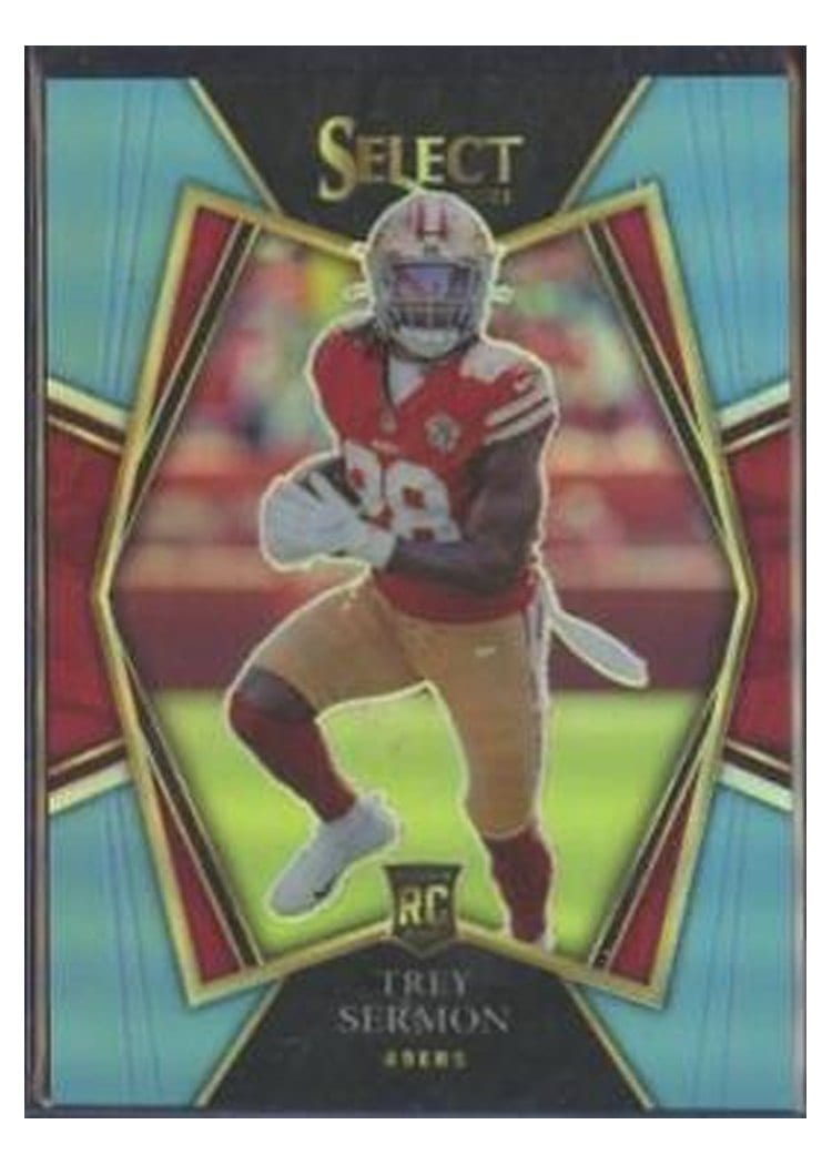 2021 Panini Select Base Set Trey Sermon #168 card