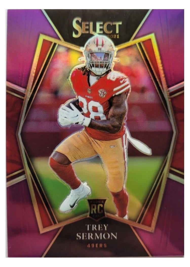 2021 Panini Select Base Set Trey Sermon #168 card
