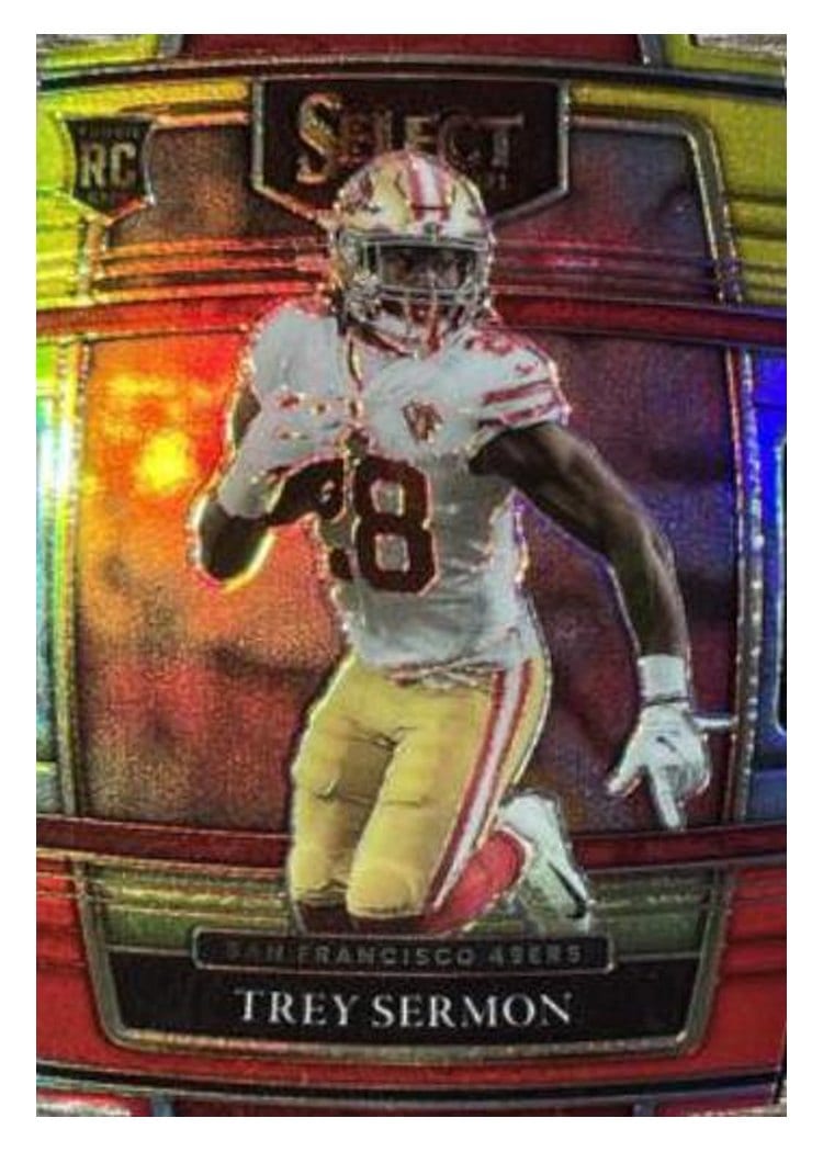 2021 Panini Select Base Set Trey Sermon #168 card