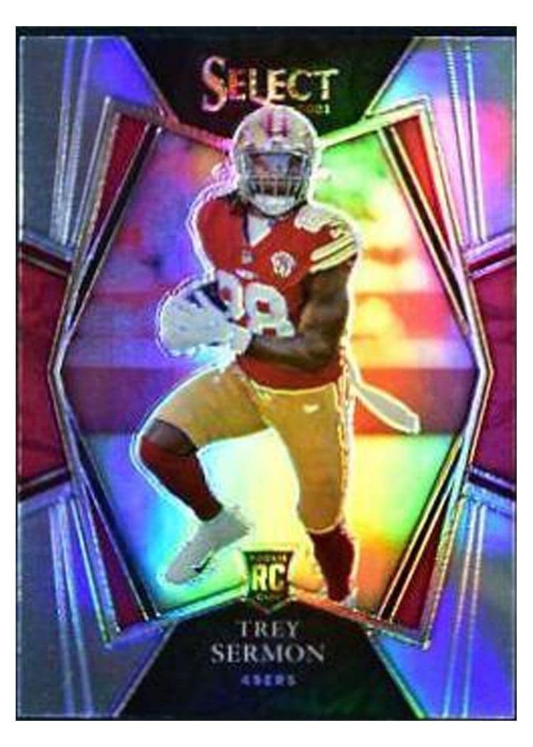 2021 Panini Select Base Set Trey Sermon #168 card