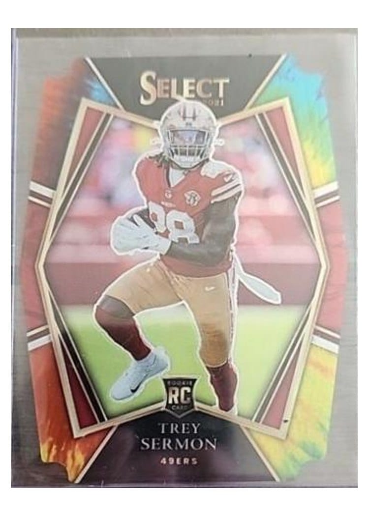 2021 Panini Select Base Set Trey Sermon #168 card