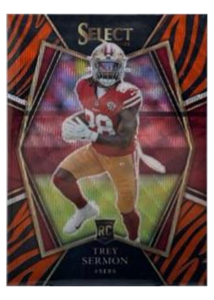 2021 Panini Select Base Set Trey Sermon #168 card